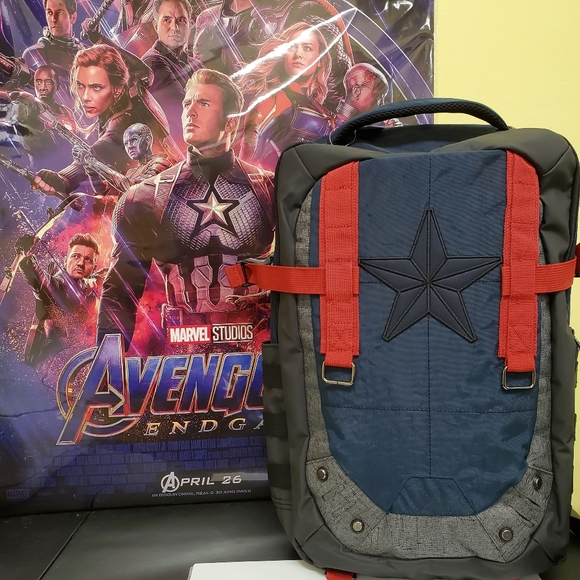 captain america laptop backpack